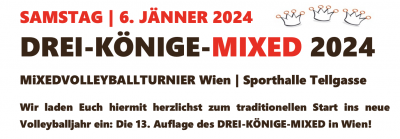 DREI-KÖNIGE-MIXED 2024-VOLLEYTEAM ROADRUNNERS | Volleyball in meiner Stadt!