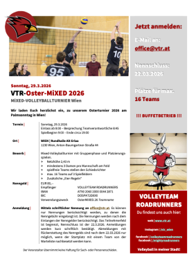 VTR-Oster-MiXED 2026-VOLLEYTEAM ROADRUNNERS | Volleyball in meiner Stadt!